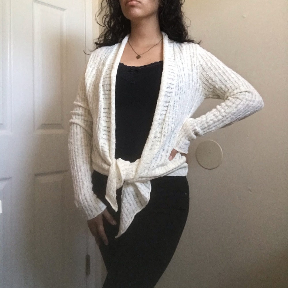 🍪Lucky Brand Front tie Sweater